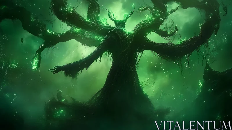 Ancient Forest Guardian AI Image