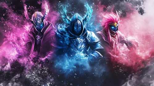 Mystic Warriors in Astral Colors