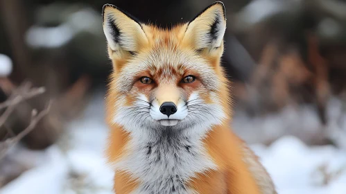 Fox Face Close-Up