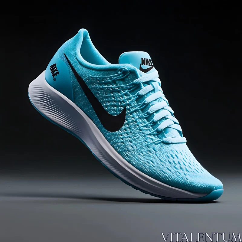 Modern Sport Footwear in Light Blue