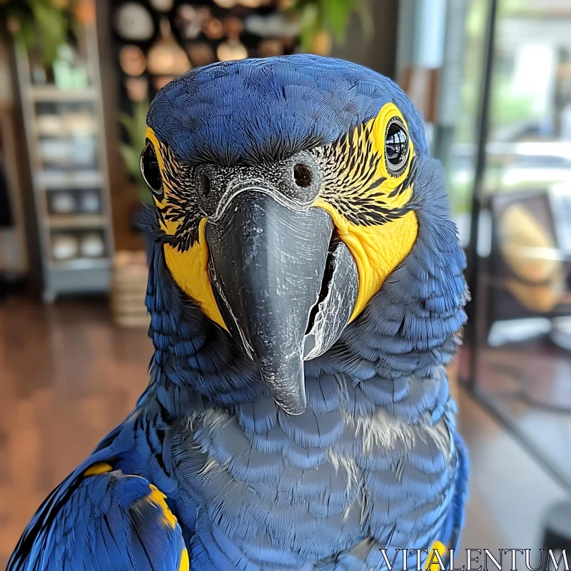 Vibrant Parrot Portrait