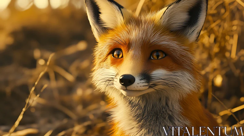 Captivating Fox Face Close-Up