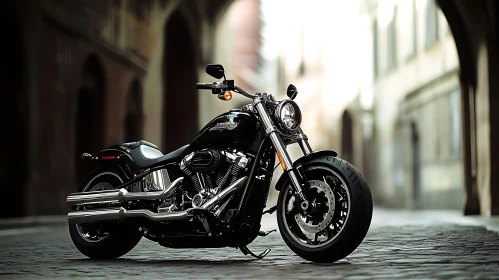 Urban Motorcycle Scene