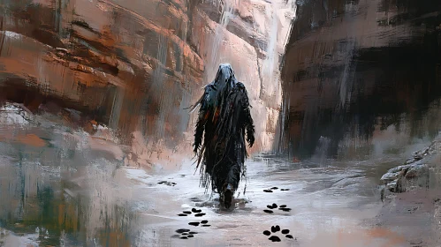 Canyon Walker Painting