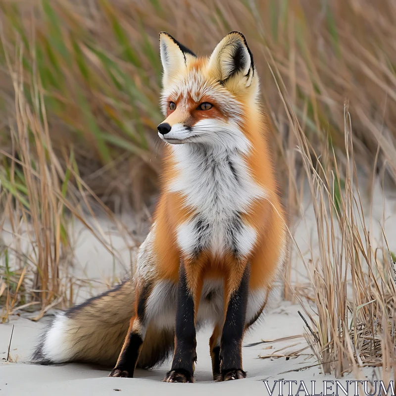 Fox in the Grasses