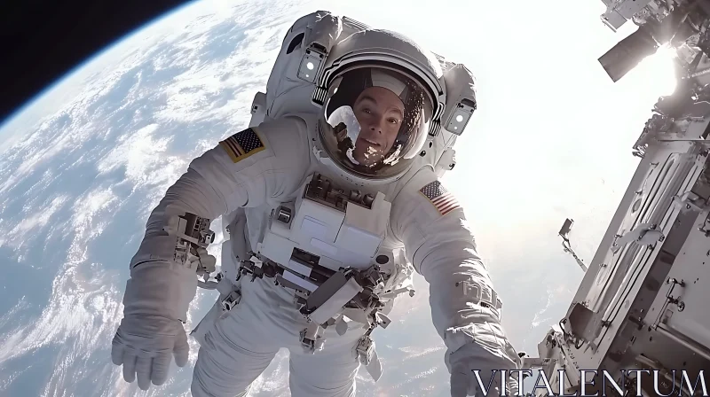 Spacewalk Selfie: An Astronaut's Perspective