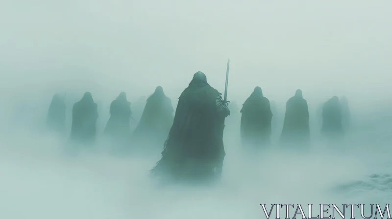 Misty Warriors with Sword