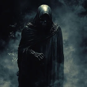 Mystic Reaper in Smoky Ambiance