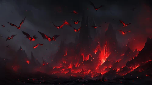Infernal Bats in a Volcanic Realm
