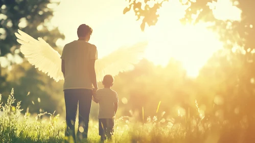 Angelic Guidance: Father and Son