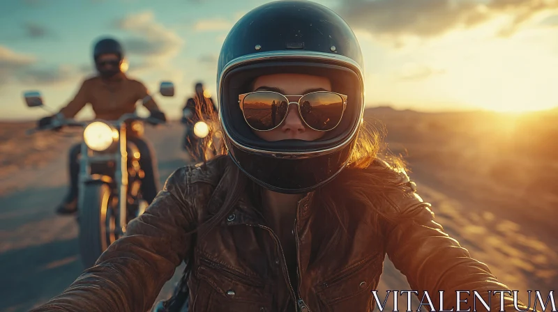 Sunset Motorcycle Adventure