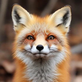 Charming Fox Face Close-up