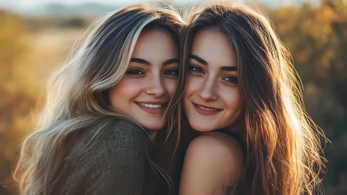Two Women Portrait with Natural Light