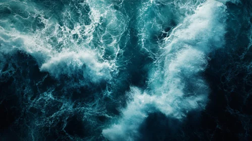 Dynamic Ocean Waves from Above