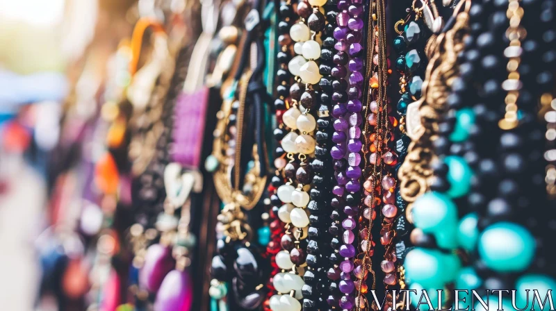 Exquisite Necklaces: Beads, Stones, and Metal in Various Colors