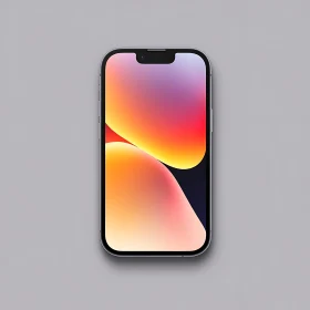 Sleek Mobile Device with Colorful Screen