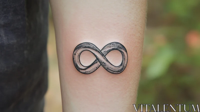 Timeless Infinity Symbol Tattoo Design AI Image