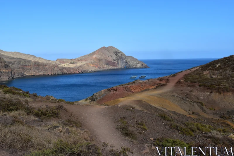 Madeira's Scenic Coastal Path Free Stock Photo