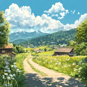 Scenic Path to Mountain Village