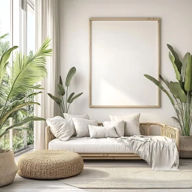 Serene Living Room with Natural Light