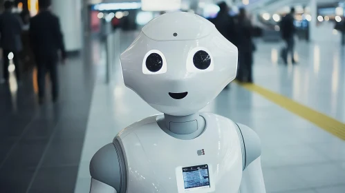 Smiling Robot in Contemporary Environment