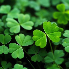 Clover Leaves in Natural Setting