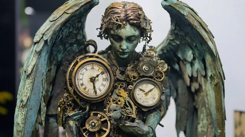 Clockwork Angel: A Steampunk Sculpture