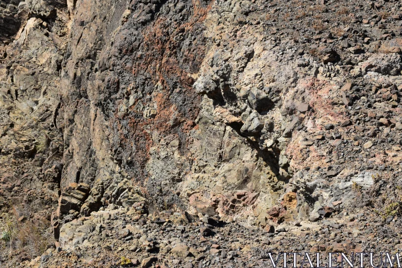 PHOTO Rock Formation Close-up