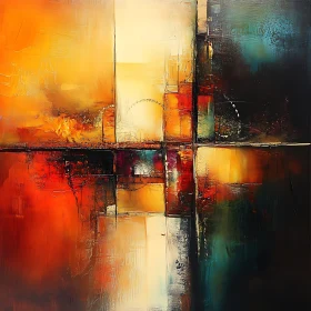 Vivid Abstract Canvas Art