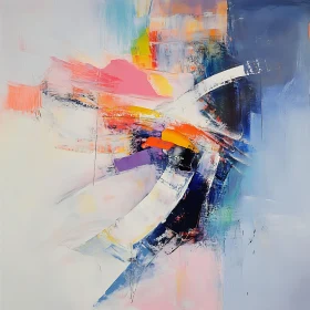 Energetic Abstract Art with Colorful Expressions