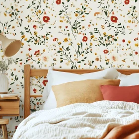 Cozy Bedroom with Floral Accents