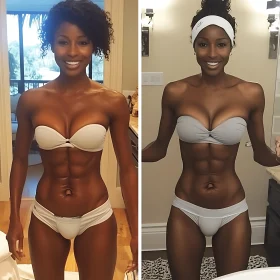 Athletic Woman's Fitness Journey