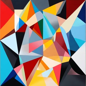 Colorful Geometric Shapes Artwork