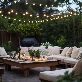 Serene Patio Evening