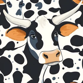 Whimsical Cow Print Design