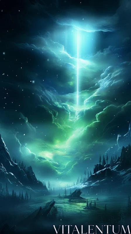 Mystical Forest with Radiant Light | World of Warcraft Wallpaper AI Image