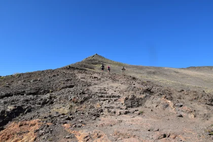 Adventurous Hike through Volcanic Terrain