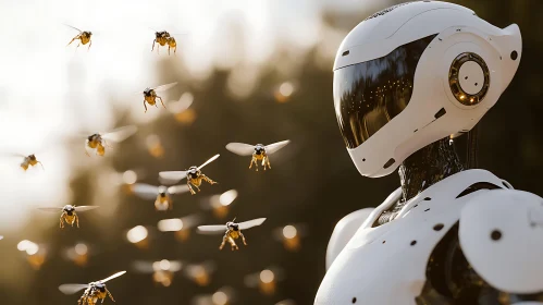 Technological Harmony: Robot with Swarm