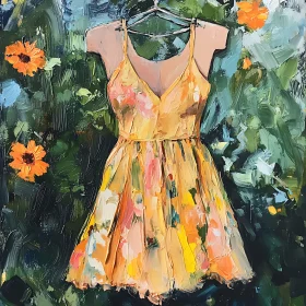 Summer Dress with Flowers