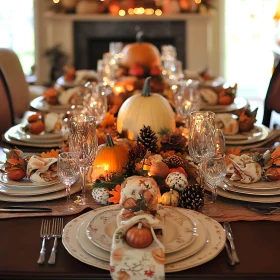 Autumn Harvest Table Decoration