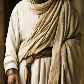Figure in Robes: A Study in Light
