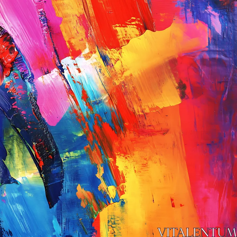 AI ART Colorful Abstract Art Painting