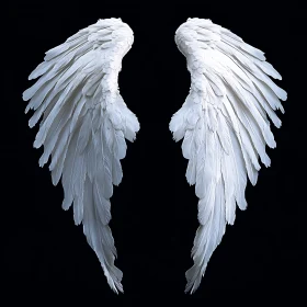 Feathery Wings Art