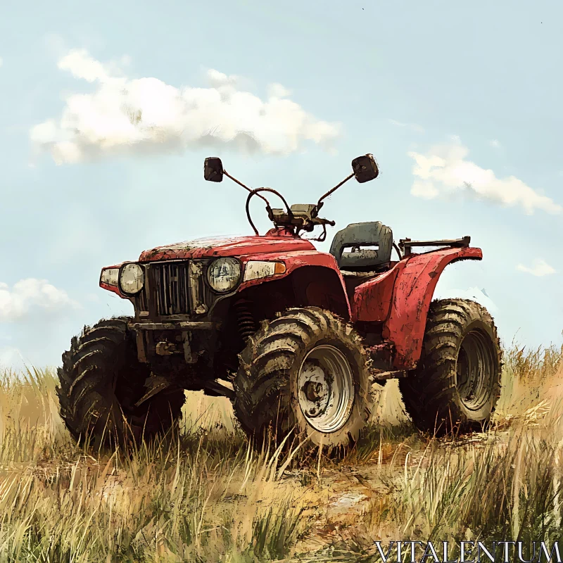 AI ART All-Terrain Vehicle in Field