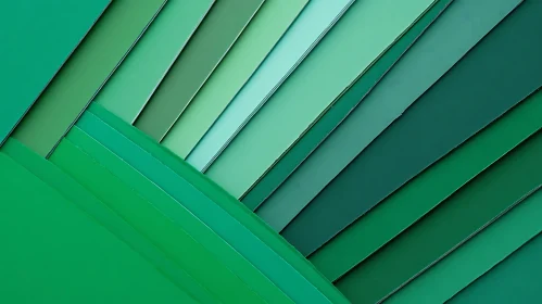 Green Tones and Shades Abstract