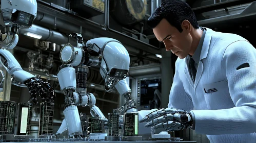 Future Science: Man and Robots Working Together