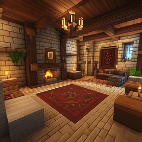 Cozy Minecraft Interior