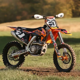 Off-Road Motorcycle Ready to Ride
