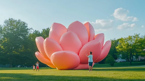 Massive Outdoor Inflatable Flower