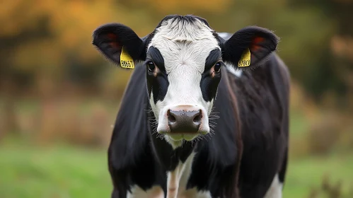 Cow Face Close-Up